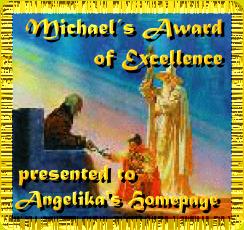 Yeah, Michael's Award of Excellence for me !!!